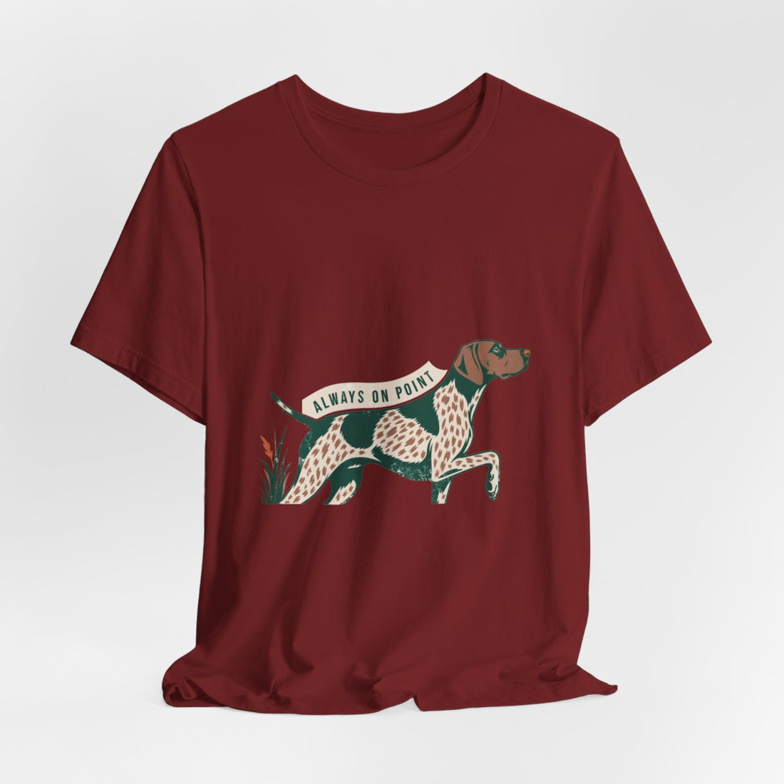 Cardinal — Hanging | German Shorthaired Pointer 'Always On Point' Tee
