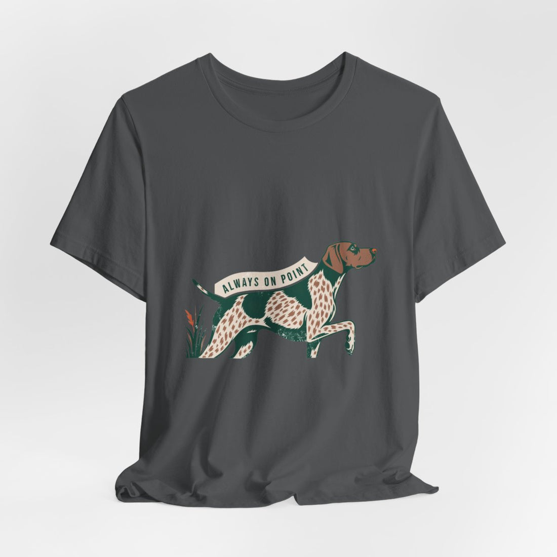 Asphalt — Hanging | German Shorthaired Pointer 'Always On Point' Tee