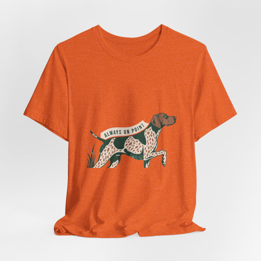 Heather Orange — Hanging | German Shorthaired Pointer 'Always On Point' Tee