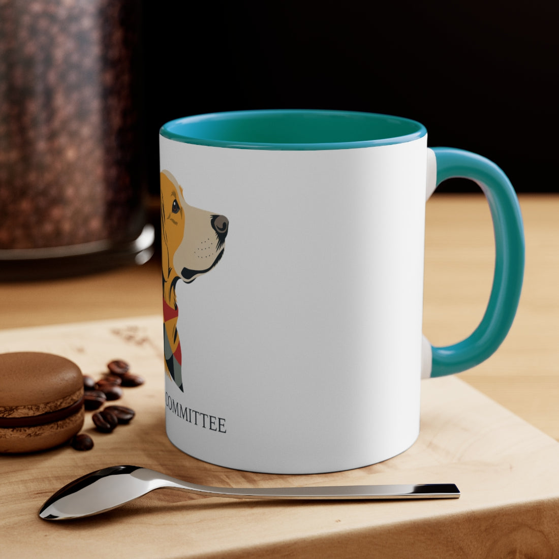 Green — Lifestyle | Golden Retriever Welcome Committee Accent Mug