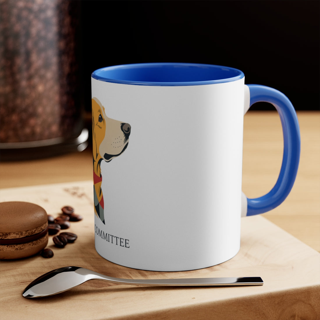 Blue — Lifestyle | Golden Retriever Welcome Committee Accent Mug