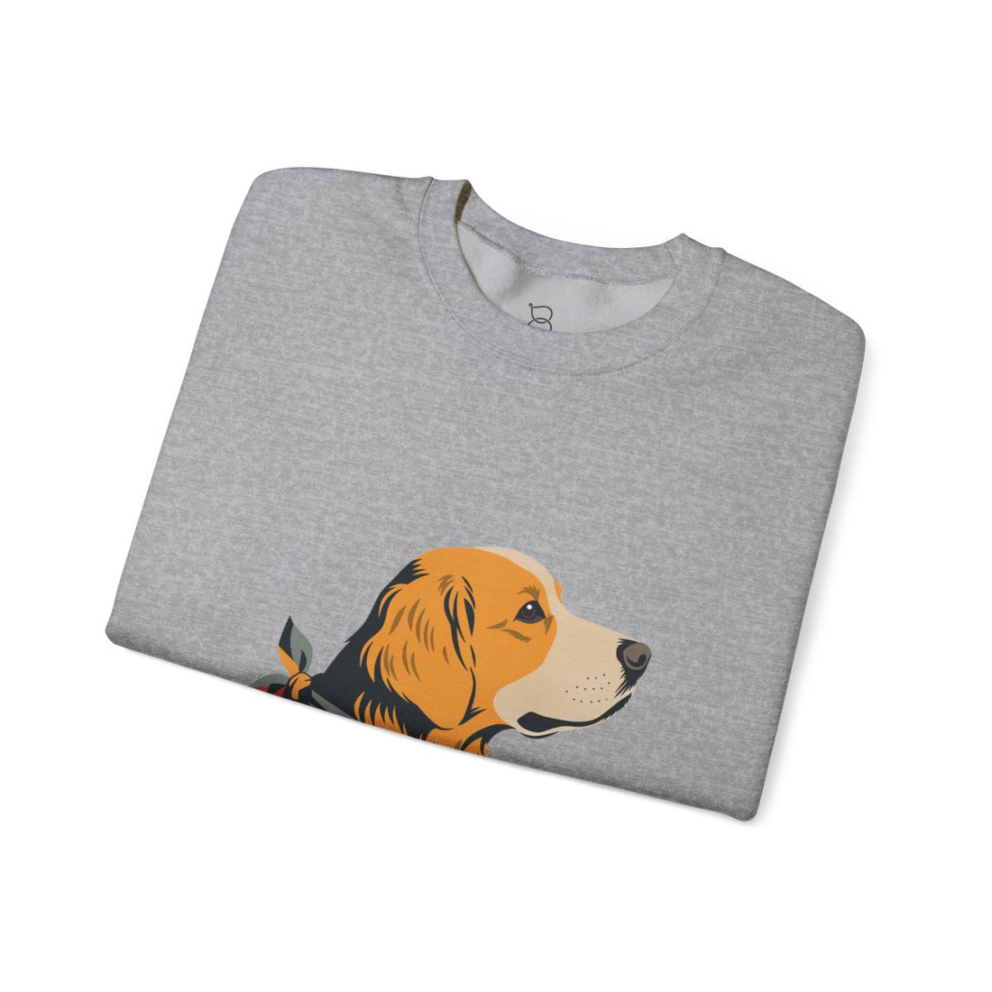 Sport Grey — Folded | Golden Retriever Welcome Committee Crewneck