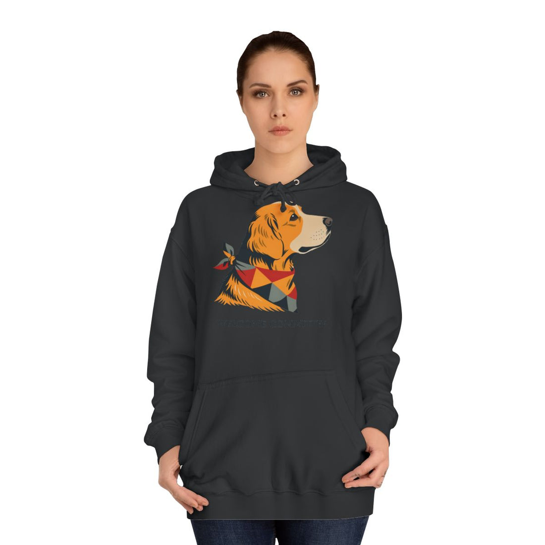 Jet Black — Lifestyle | Golden Retriever Welcome Committee Hoodie