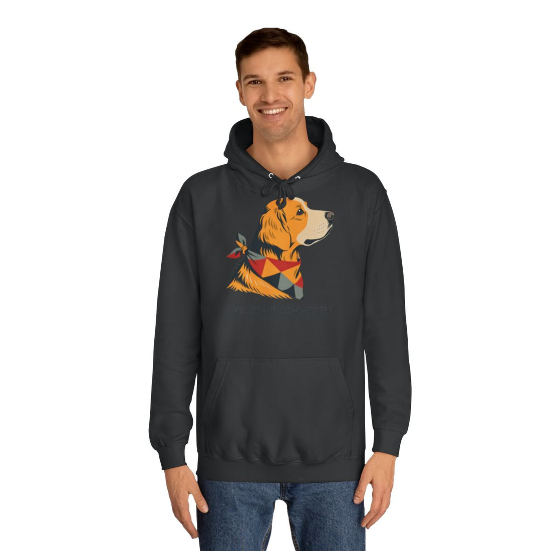 Jet Black — Lifestyle | Golden Retriever Welcome Committee Hoodie