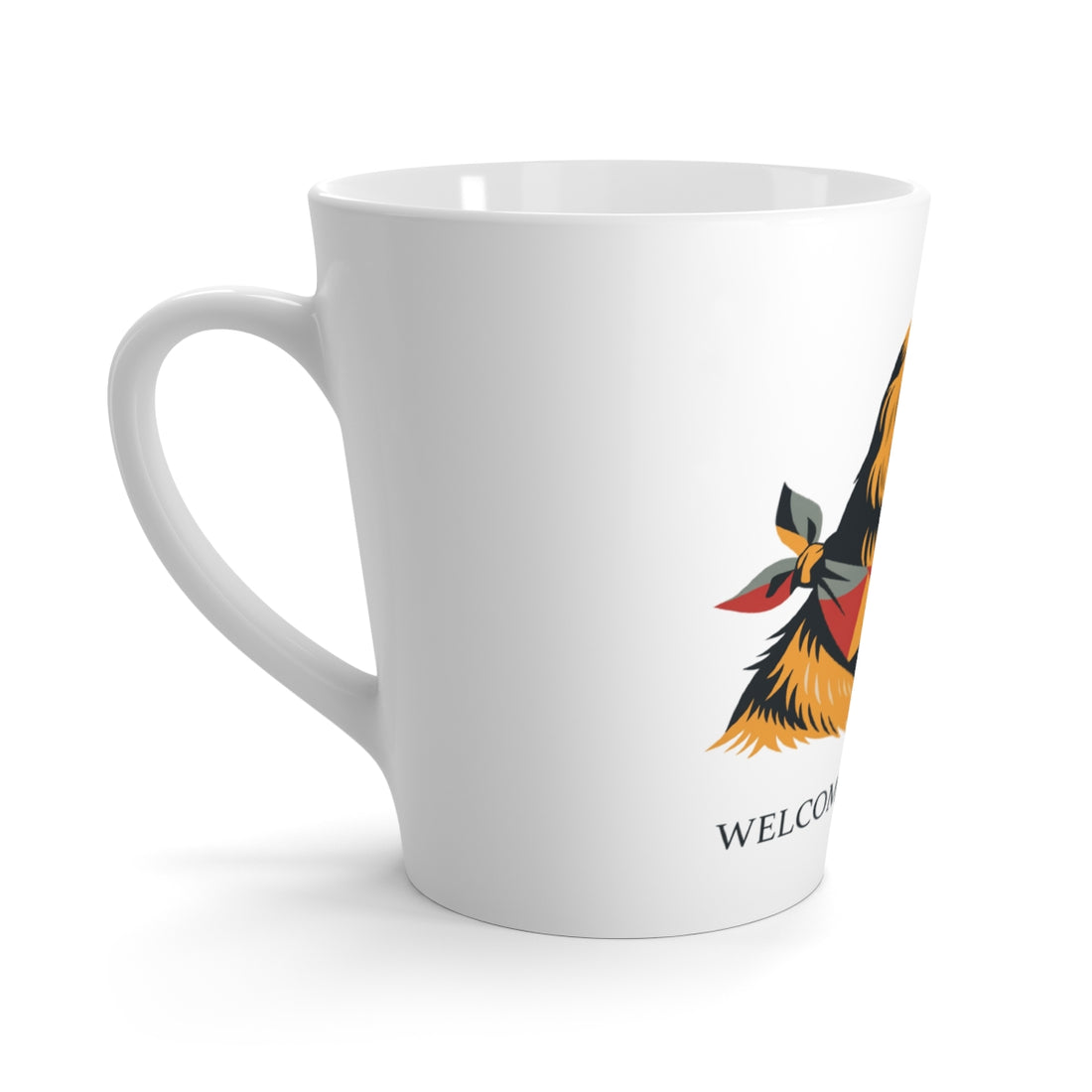 Left side | Golden Retriever Welcome Committee Latte Mug