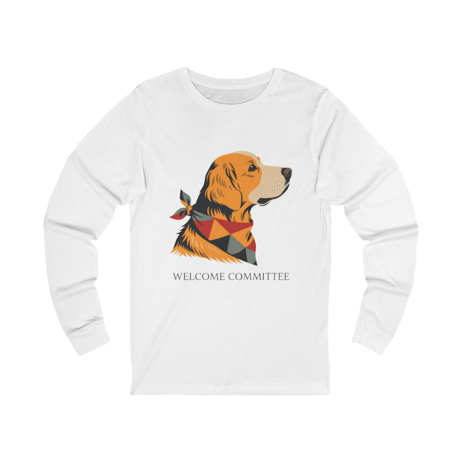 Golden Retriever Welcome Committee Long Sleeve Tee