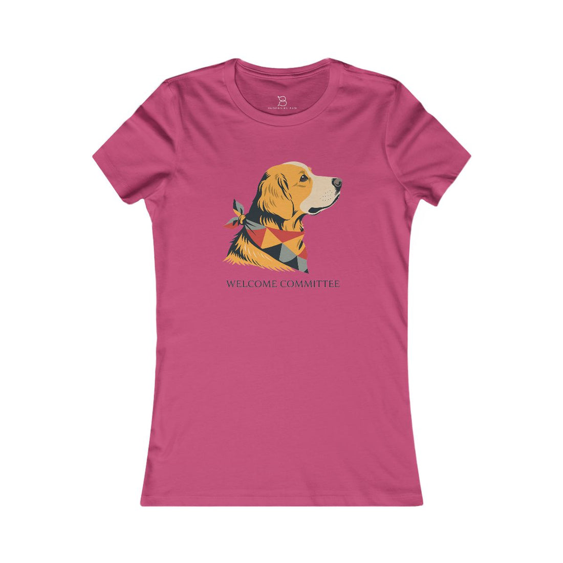 Berry — Front | Golden Retriever "Welcome Committee" Women's Tee