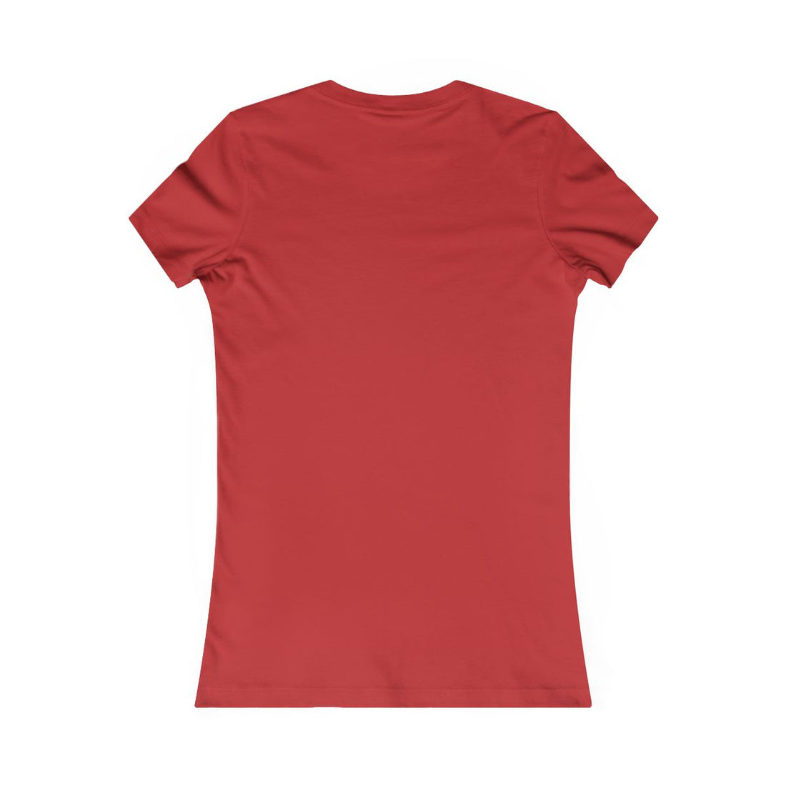 Red — Back | Golden Retriever "Welcome Committee" Women's Tee