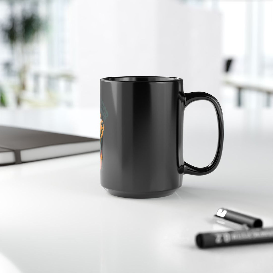 15oz — Lifestyle | Goldendoodle Couch Mayor Black Mug