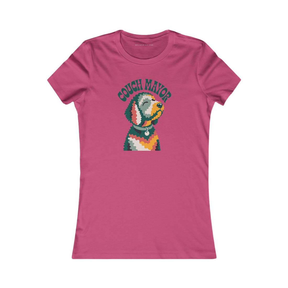 Berry — Front | Goldendoodle Loaf Couch Mayor Women's Tee