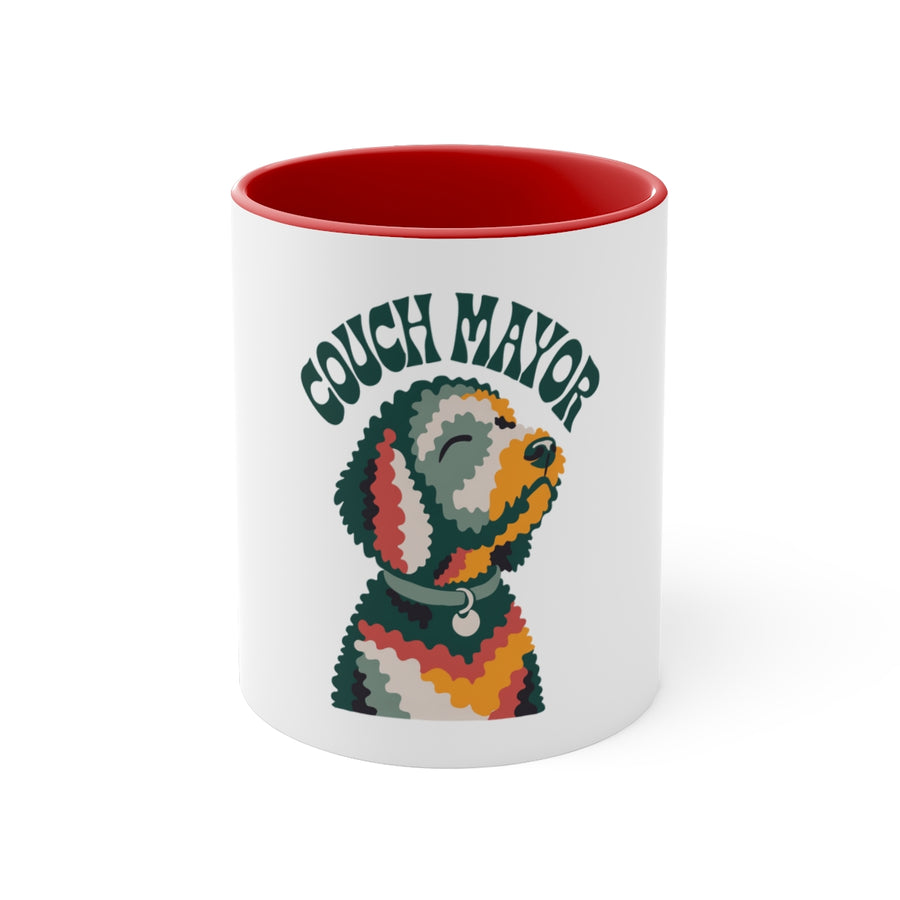 Goldendoodle Loaf Mode Accent Mug
