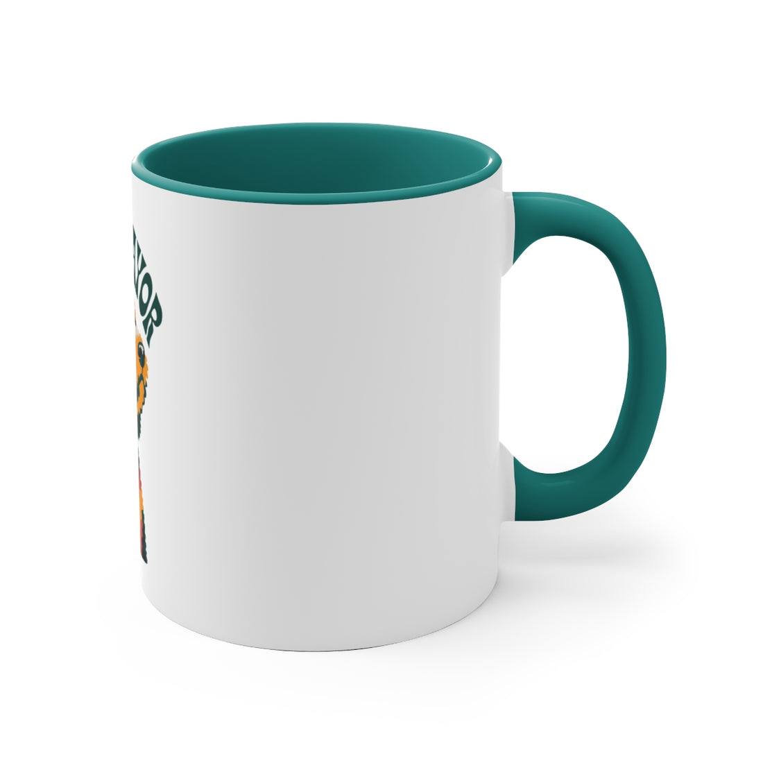 Green — Right side | Goldendoodle Loaf Mode Accent Mug