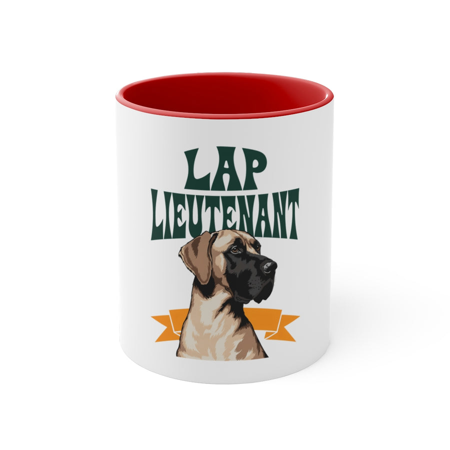 Great Dane Lap Lieutenant Accent Mug