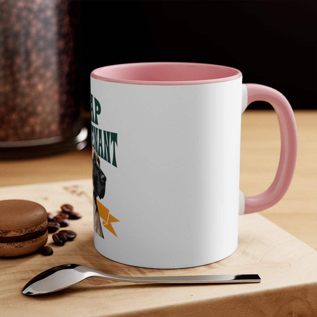 Pink — Lifestyle | Great Dane Lap Lieutenant Accent Mug