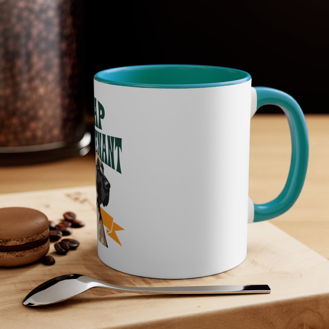 Green — Lifestyle | Great Dane Lap Lieutenant Accent Mug