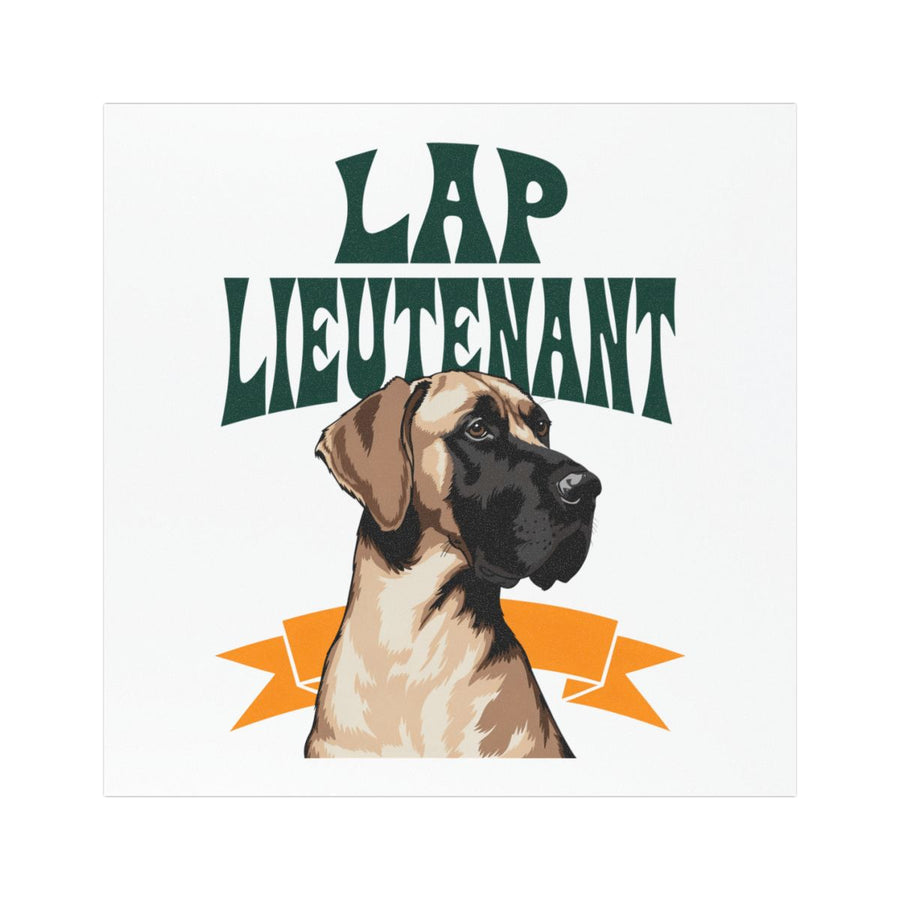 Great Dane Lap Lieutenant Car Magnet