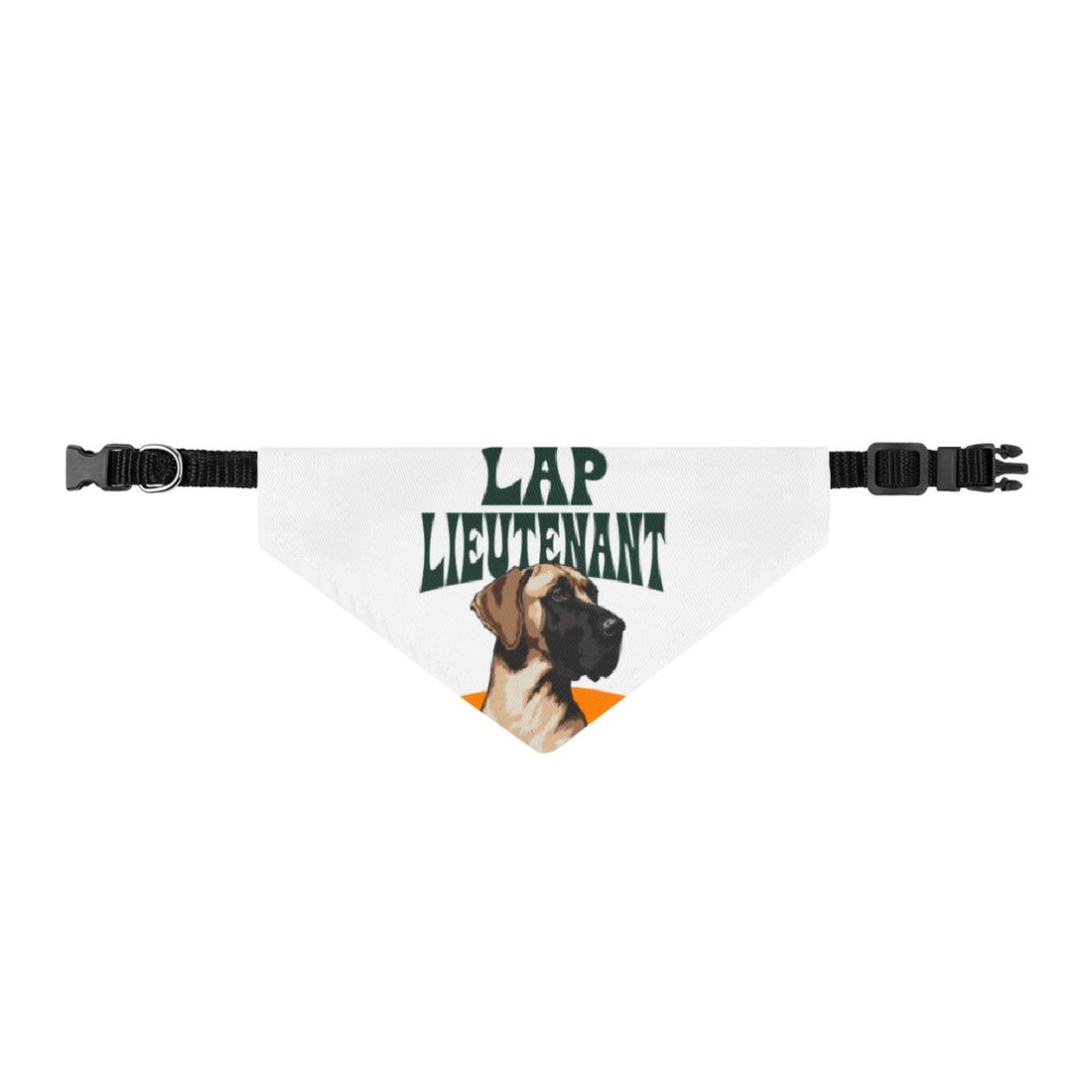S — Front | Great Dane Lap Lieutenant Clip-On Bandana