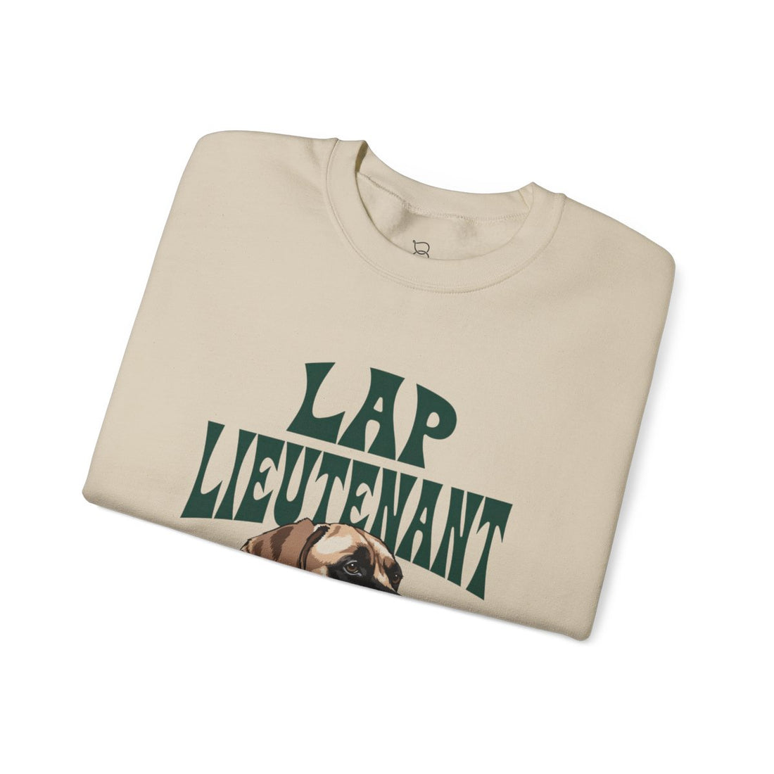 Sand — Folded | Great Dane "Lap Lieutenant" Crewneck