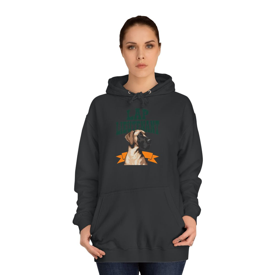 Jet Black — Lifestyle | Great Dane Lap Lieutenant Hoodie