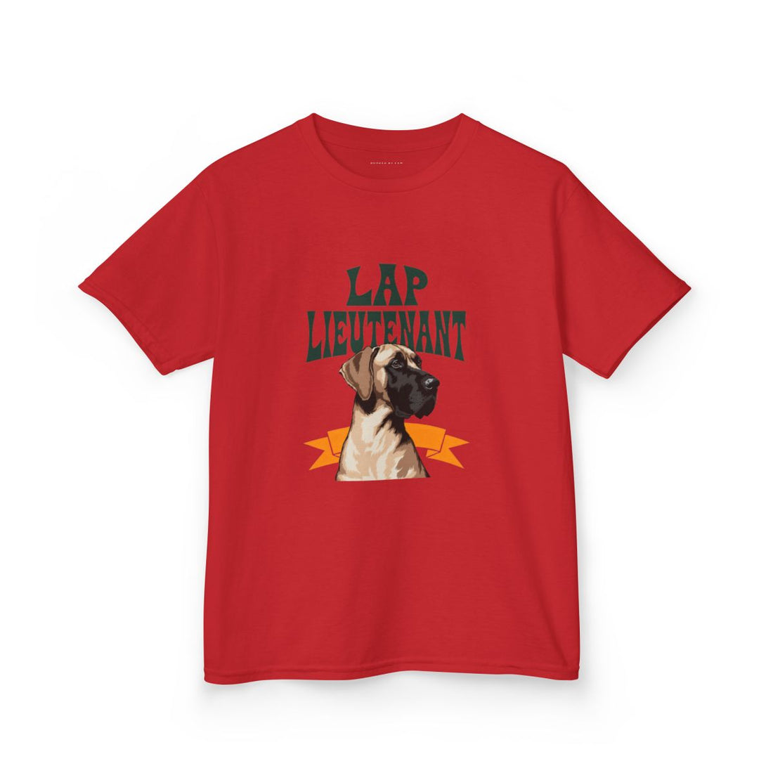 Red — Front | Great Dane "Lap Lieutenant" Kids Tee