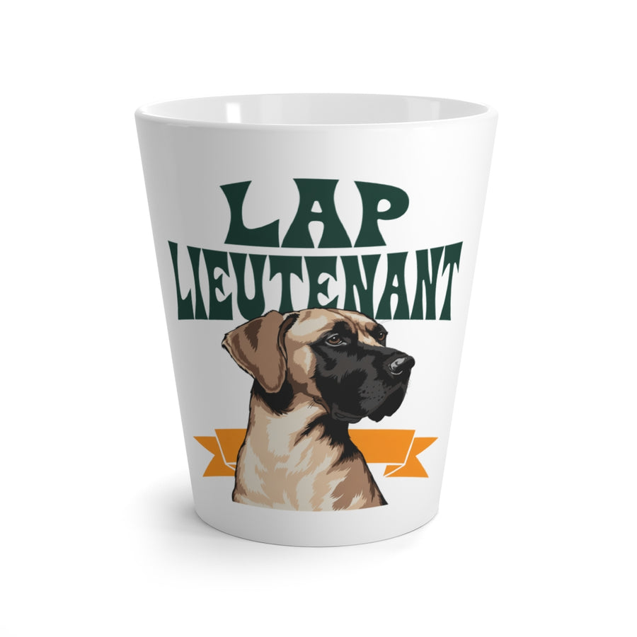 Great Dane Lap Lieutenant Latte Mug
