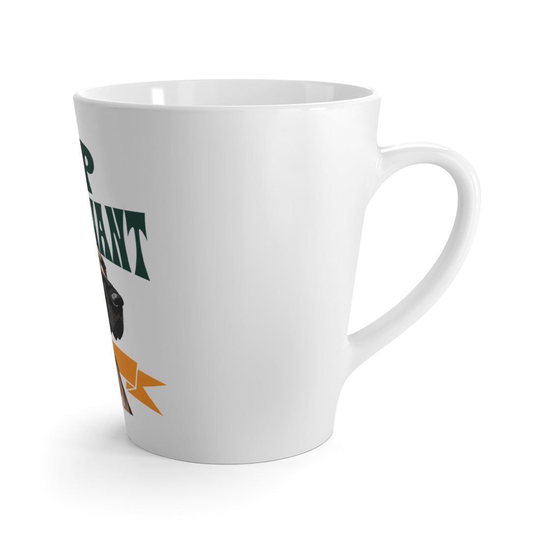 Right side | Great Dane Lap Lieutenant Latte Mug