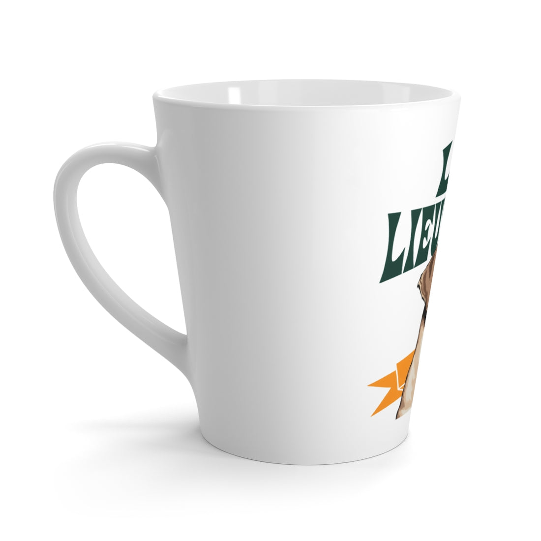 Left side | Great Dane Lap Lieutenant Latte Mug