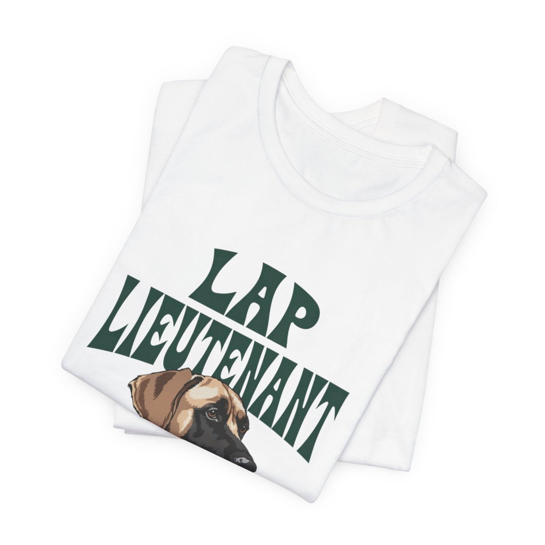White — Folded | Great Dane "Lap Lieutenant" Men's Tee