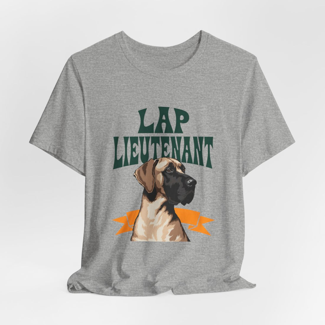 Athletic Heather — Hanging | Great Dane "Lap Lieutenant" Men's Tee