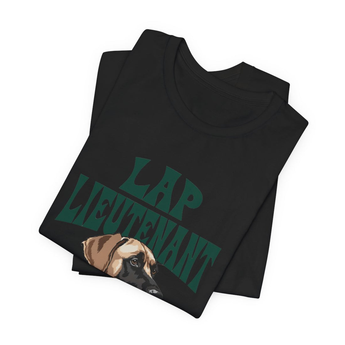 Black — Folded | Great Dane "Lap Lieutenant" Men's Tee