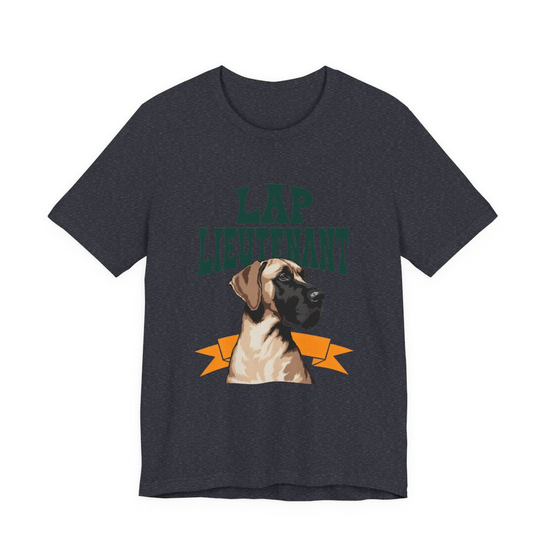 Heather Navy — Front | Great Dane "Lap Lieutenant" Men's Tee