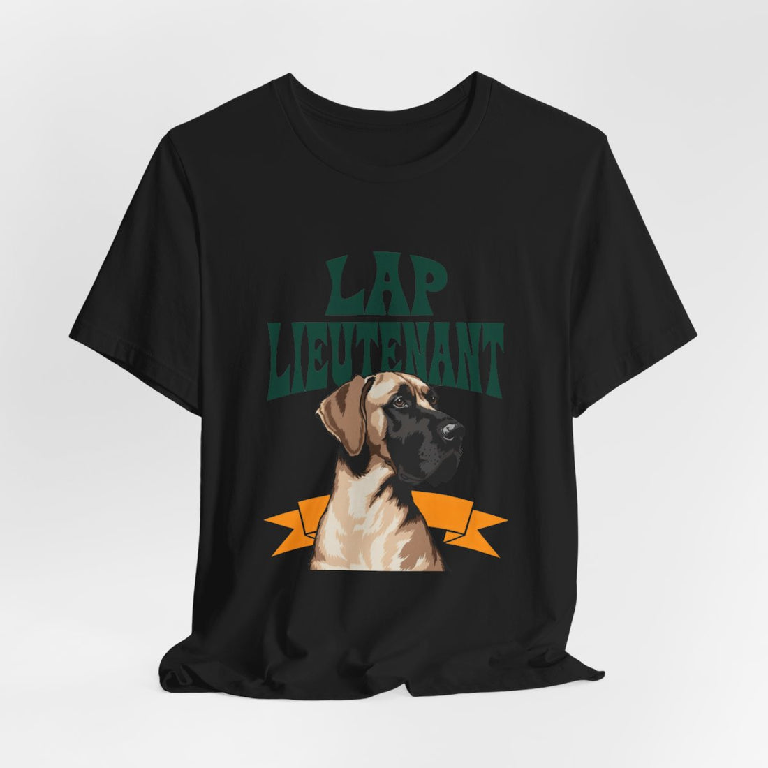 Black — Hanging | Great Dane "Lap Lieutenant" Men's Tee