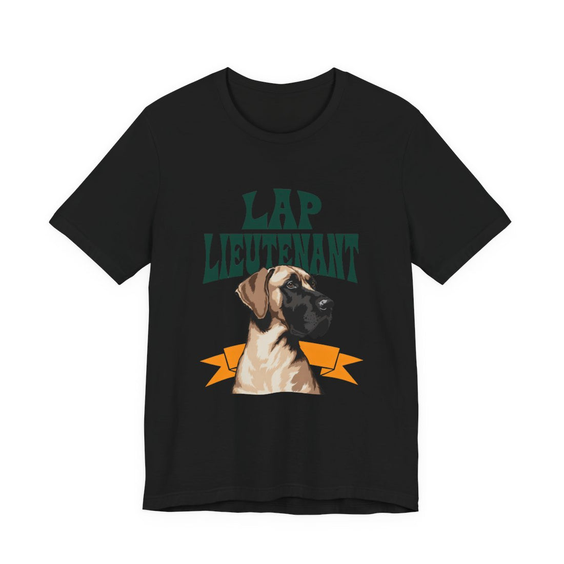Black — Front | Great Dane "Lap Lieutenant" Men's Tee