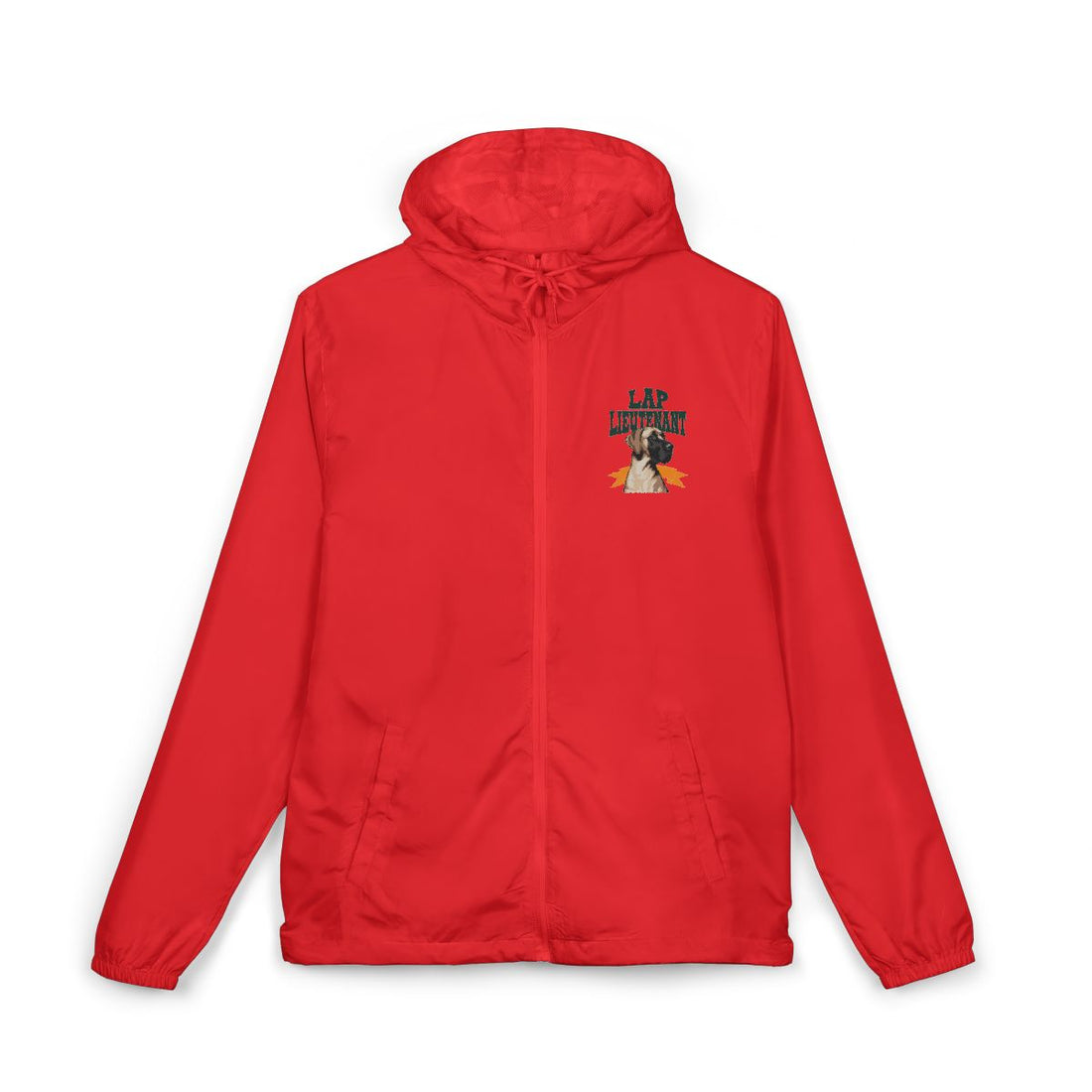Red — Front | Great Dane "Lap Lieutenant" Windbreaker