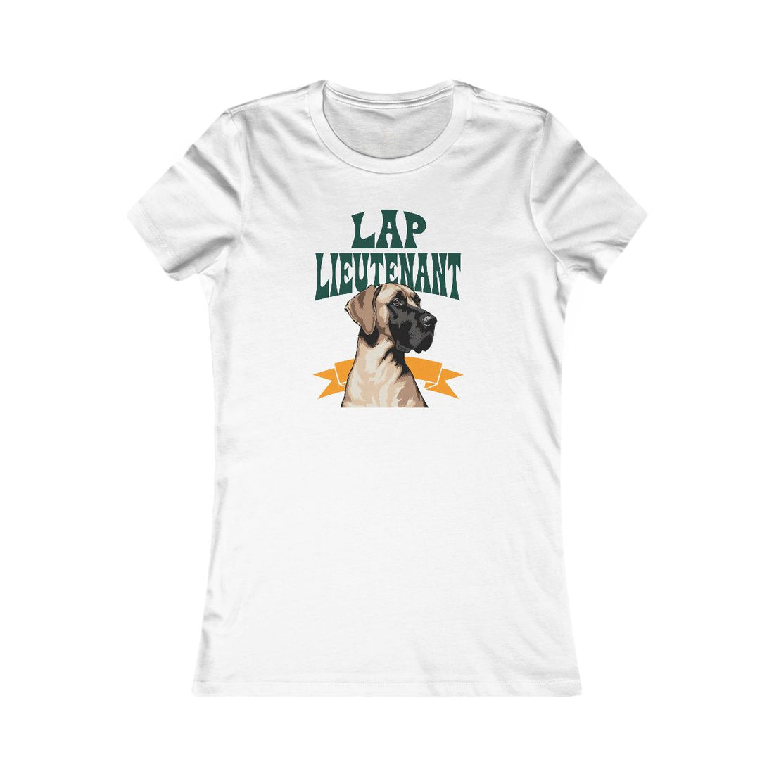 White — Front | Great Dane "Lap Lieutenant" Women's Tee