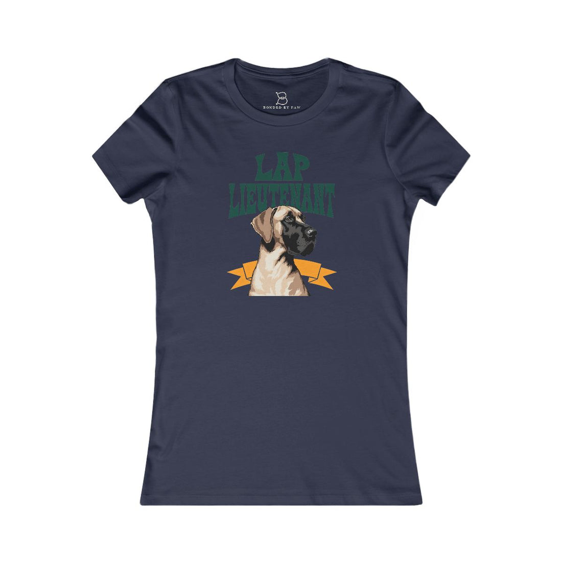 Navy — Front | Great Dane "Lap Lieutenant" Women's Tee