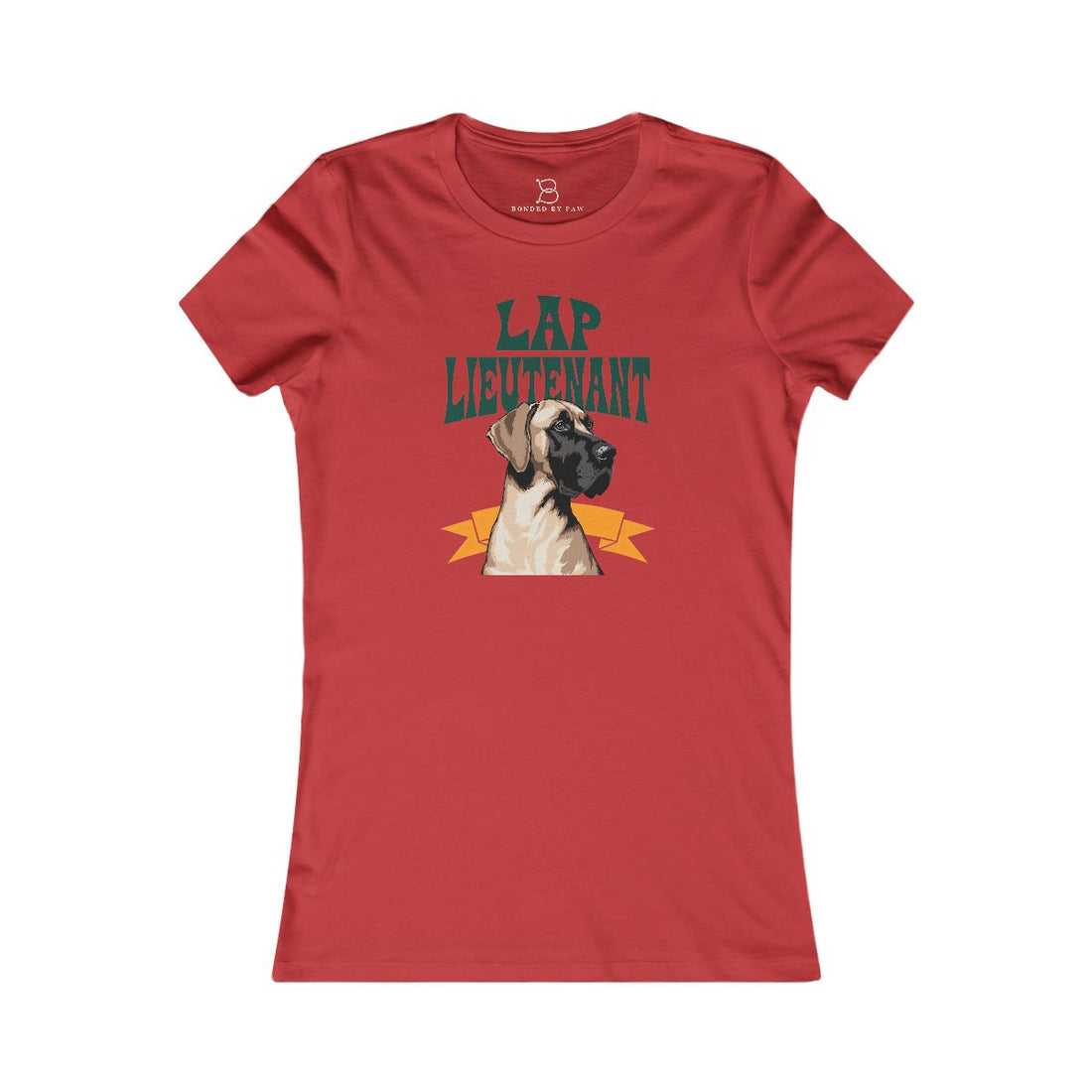 Red — Front | Great Dane "Lap Lieutenant" Women's Tee
