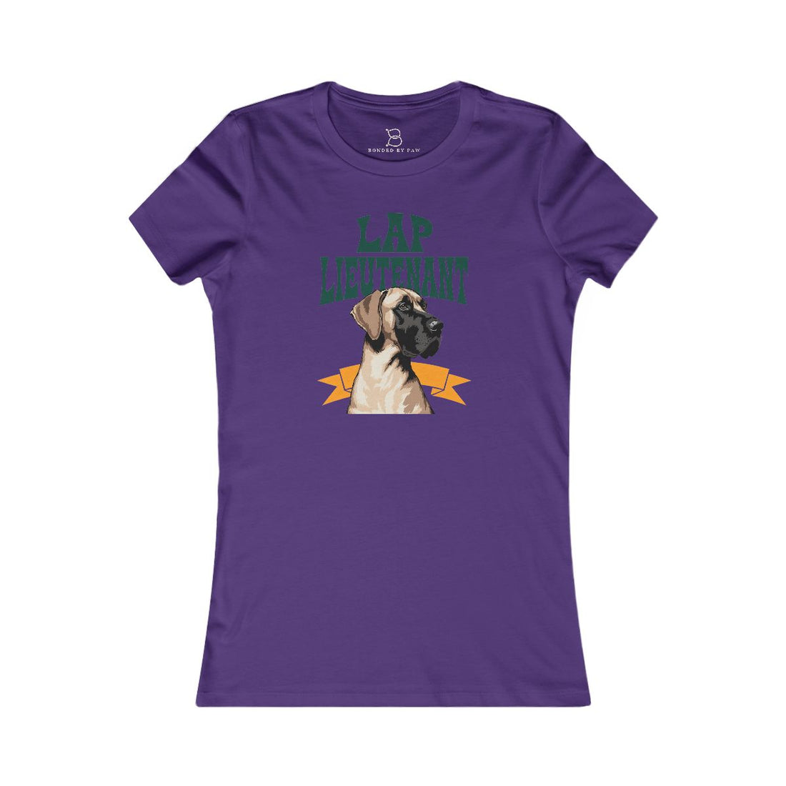 Team Purple — Front | Great Dane "Lap Lieutenant" Women's Tee