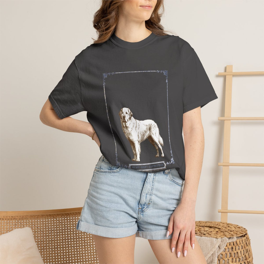 Graphite — Lifestyle | Great Pyrenees 'Night Shift Supervisor' Garment-Dyed Tee