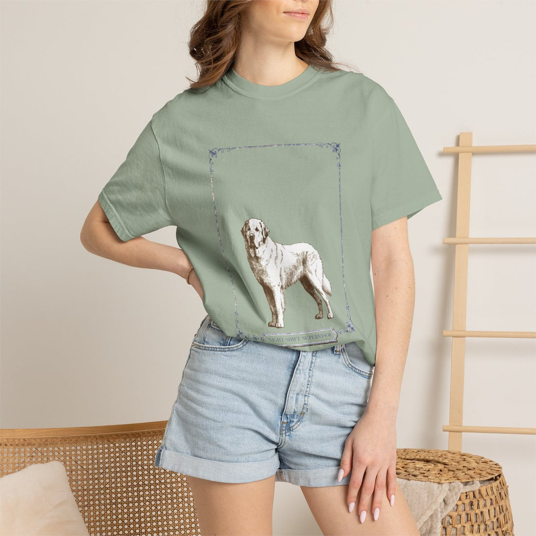 Bay — Lifestyle | Great Pyrenees 'Night Shift Supervisor' Garment-Dyed Tee