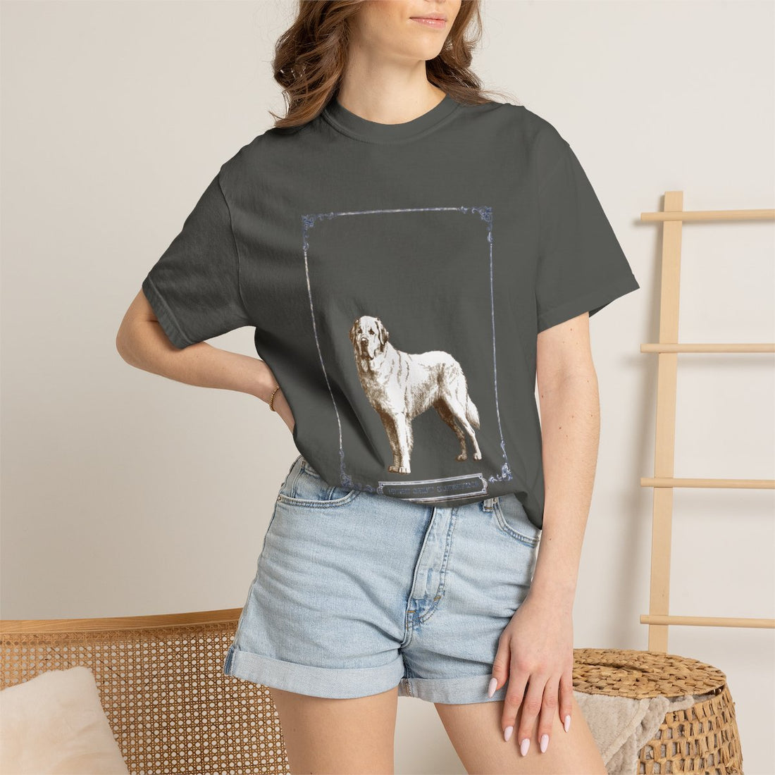 Pepper — Lifestyle | Great Pyrenees 'Night Shift Supervisor' Garment-Dyed Tee