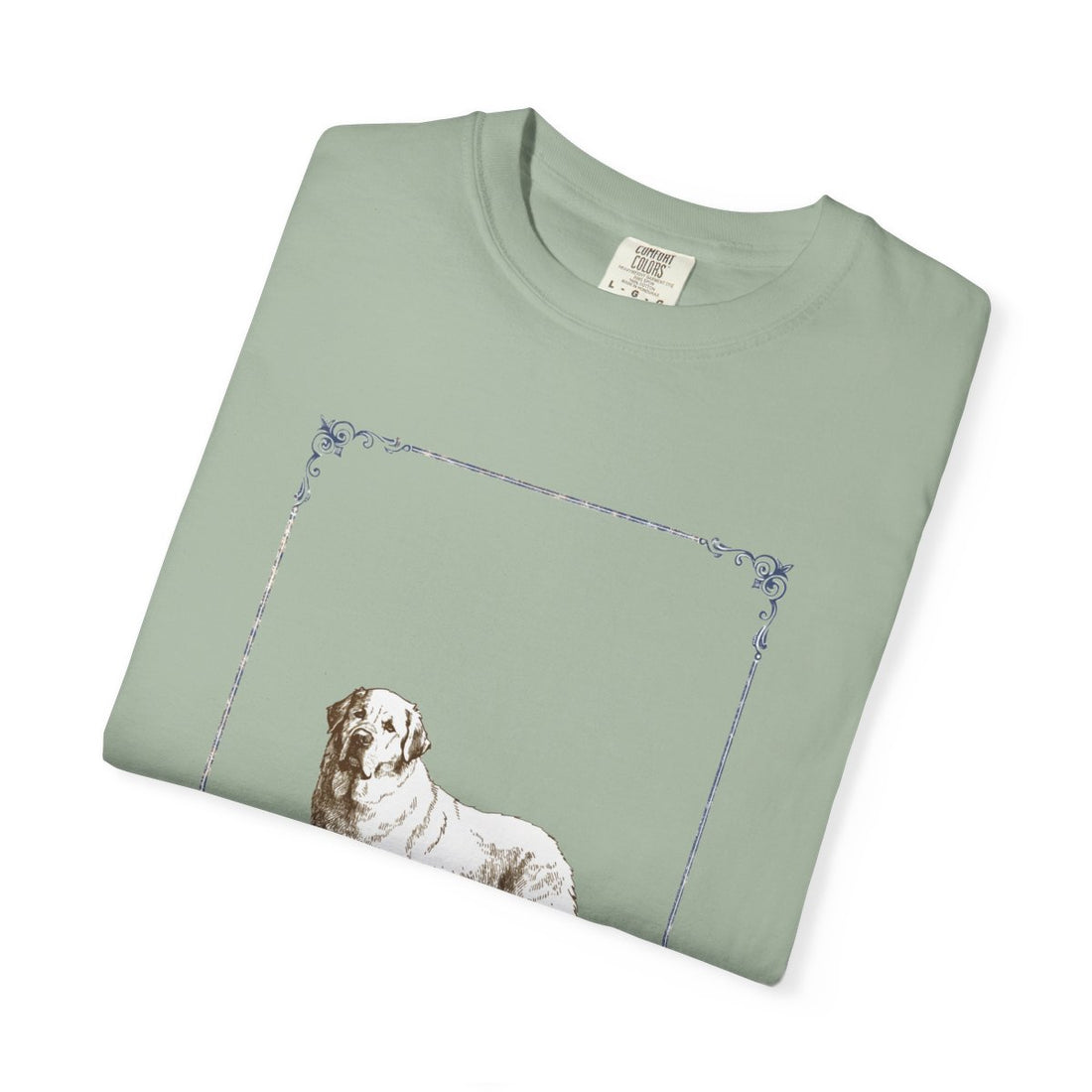 Bay — Folded | Great Pyrenees 'Night Shift Supervisor' Garment-Dyed Tee