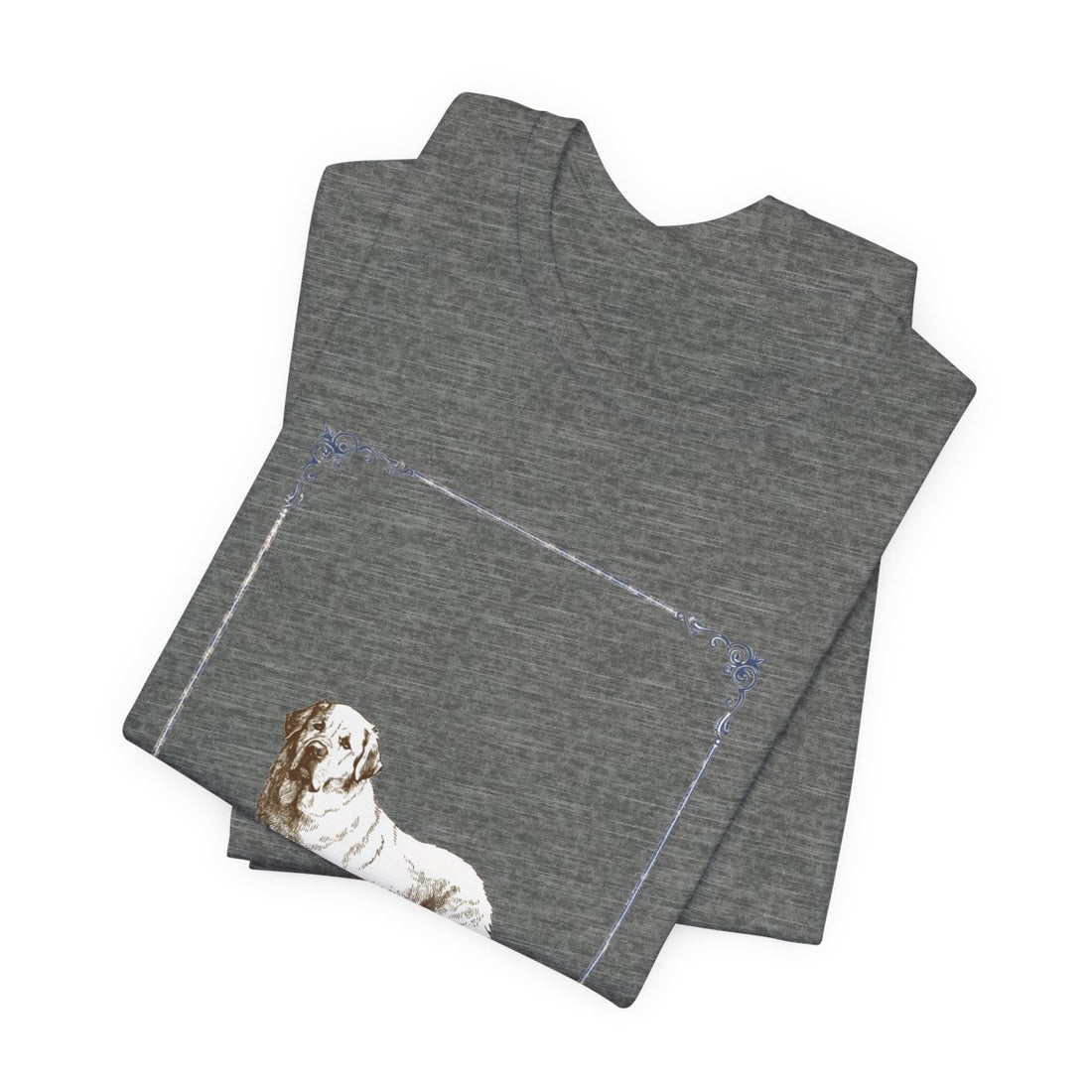 Deep Heather — Folded | Great Pyrenees 'Night Shift Supervisor' Tee