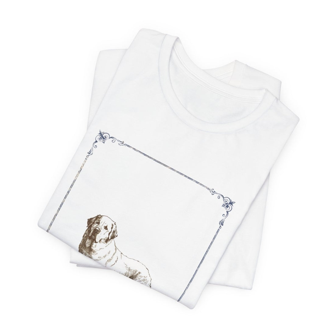 White — Folded | Great Pyrenees 'Night Shift Supervisor' Tee