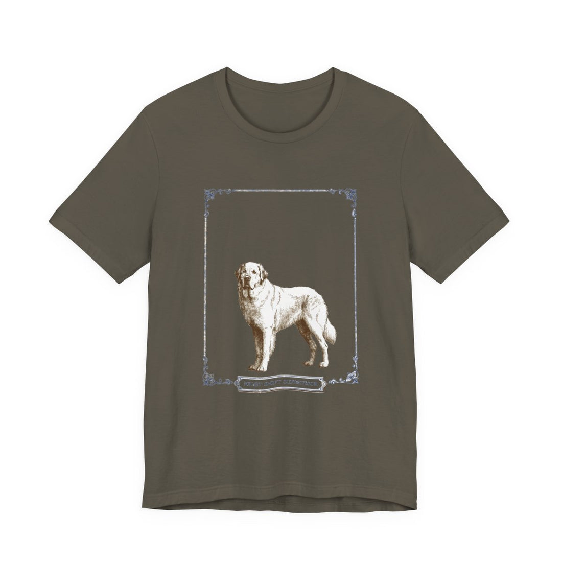 Army — Front | Great Pyrenees 'Night Shift Supervisor' Tee