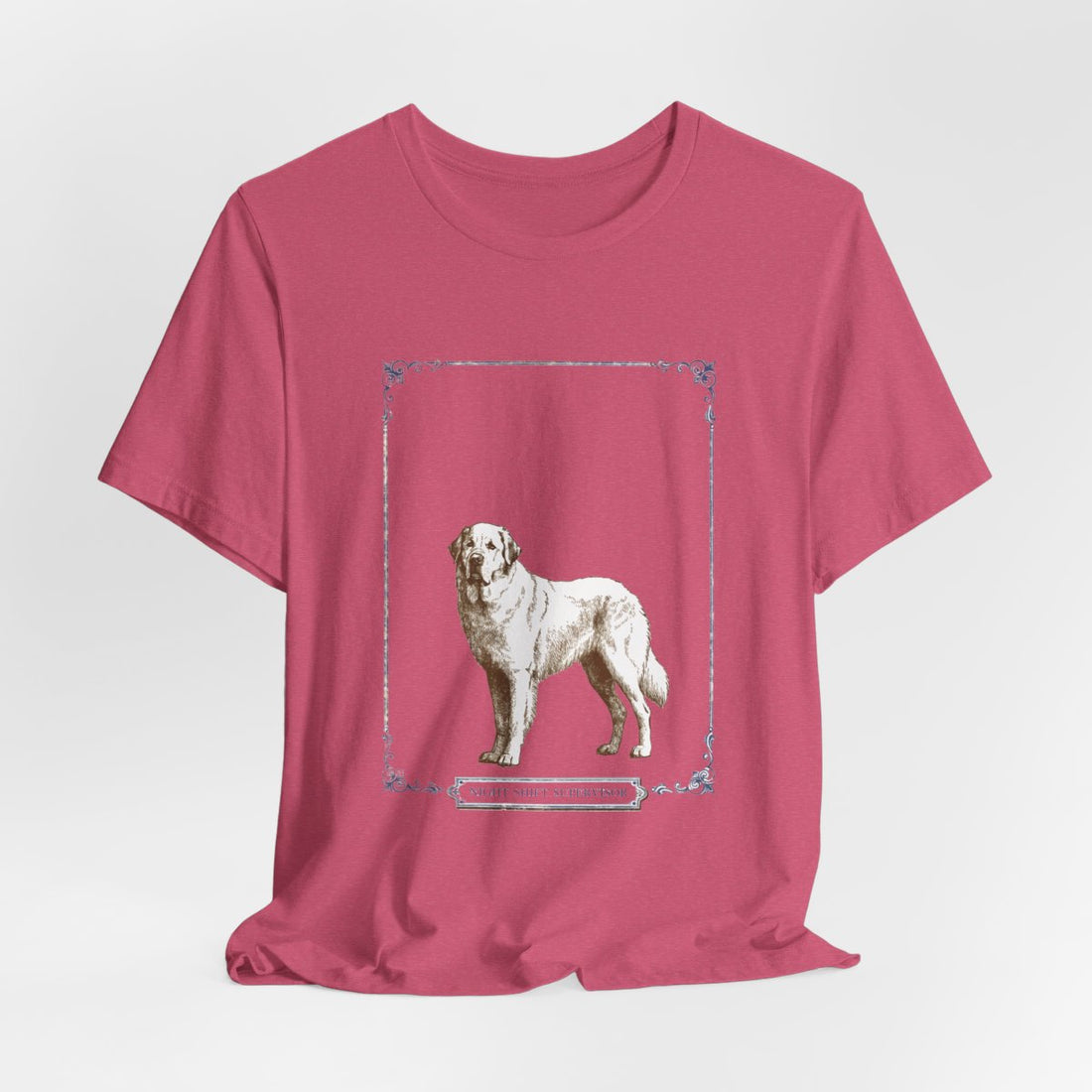 Heather Raspberry — Hanging | Great Pyrenees 'Night Shift Supervisor' Tee