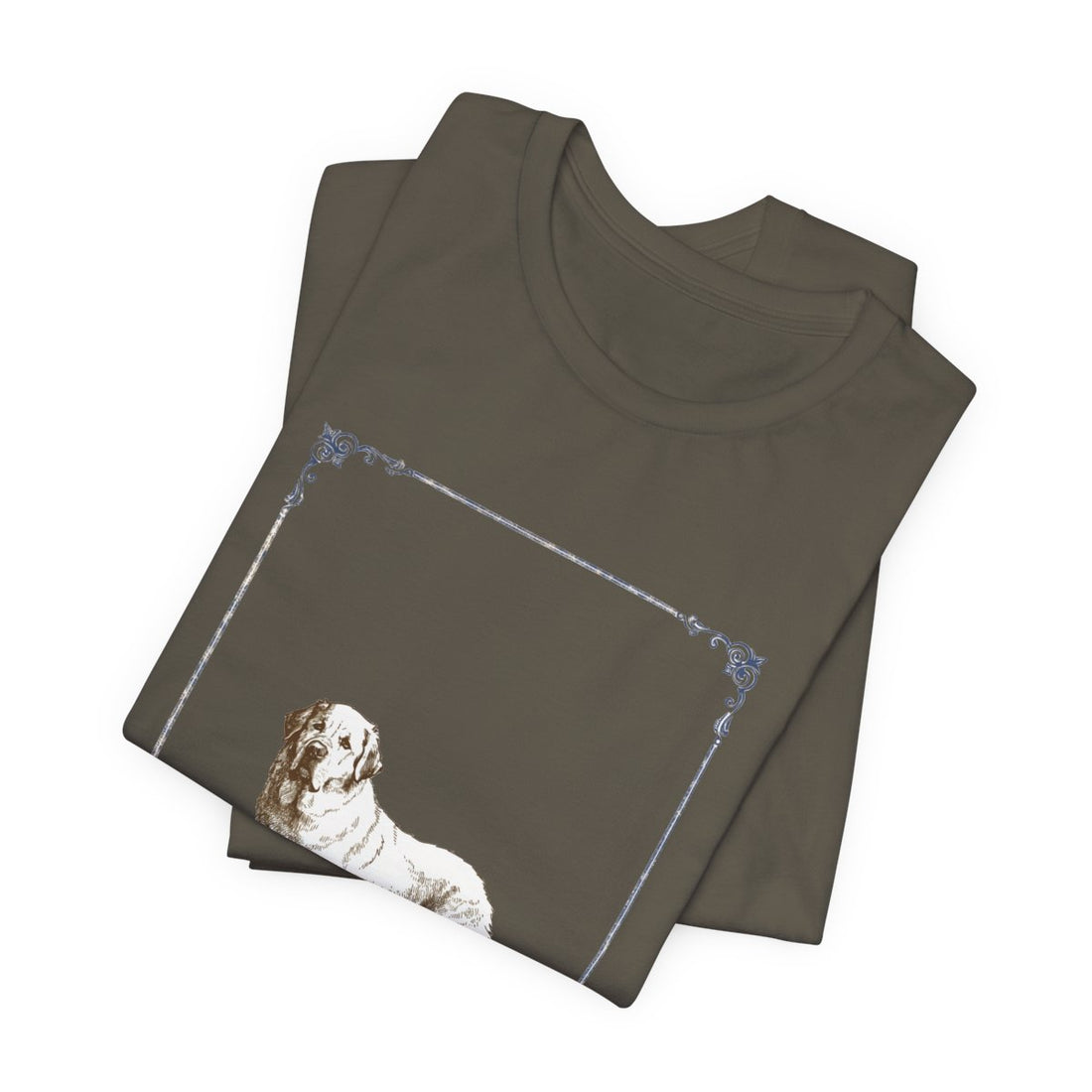Army — Folded | Great Pyrenees 'Night Shift Supervisor' Tee