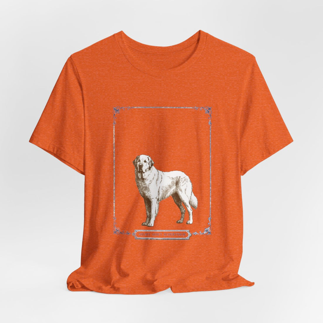 Heather Orange — Hanging | Great Pyrenees 'Night Shift Supervisor' Tee
