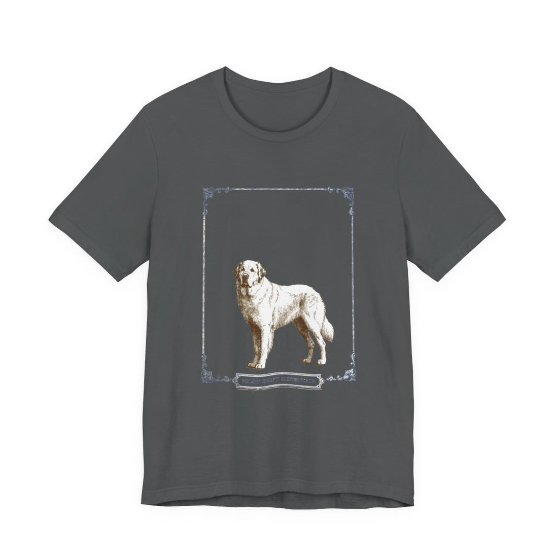 Asphalt — Front | Great Pyrenees 'Night Shift Supervisor' Tee