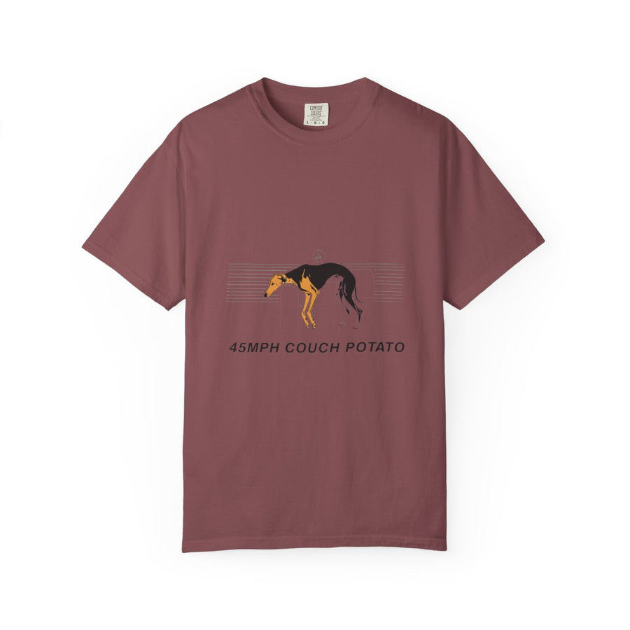 Greyhound '45mph Couch Potato' Garment-Dyed Tee